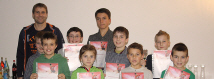 Siegerehrung U14, mit Daniel Egle